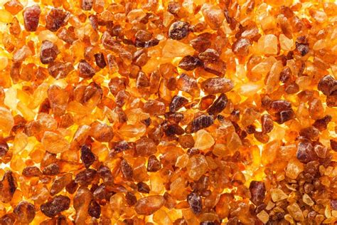 Brown Sugar Crystals Macro Closeup Stock Photo Image Of Microscope