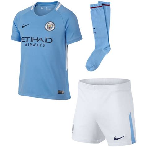 Nike Manchester City Kids Home Kit 2017 2018 847362 489