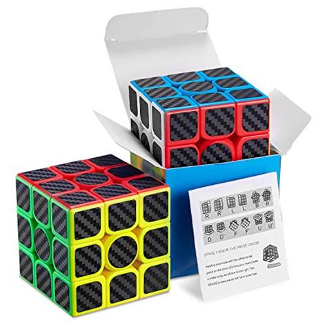 Enyl Rubiks Cubespeed Cube 3x3x3 Rubix Cube Smooth Carbon Fiber Stickerthe Tutorial Is