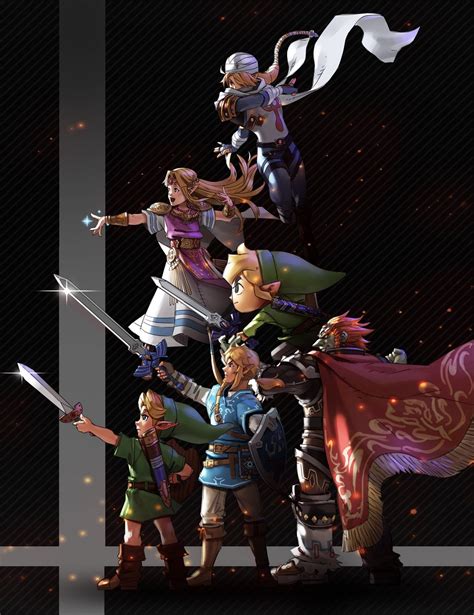 The Legend Of Zelda Super Smash Bros Ultimate Characters The Legend Of Zelda Legend Of Zelda