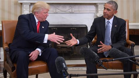 These Pics Make That Obama Trump Meeting Seem A Bit Less Awkward Cnn Politics