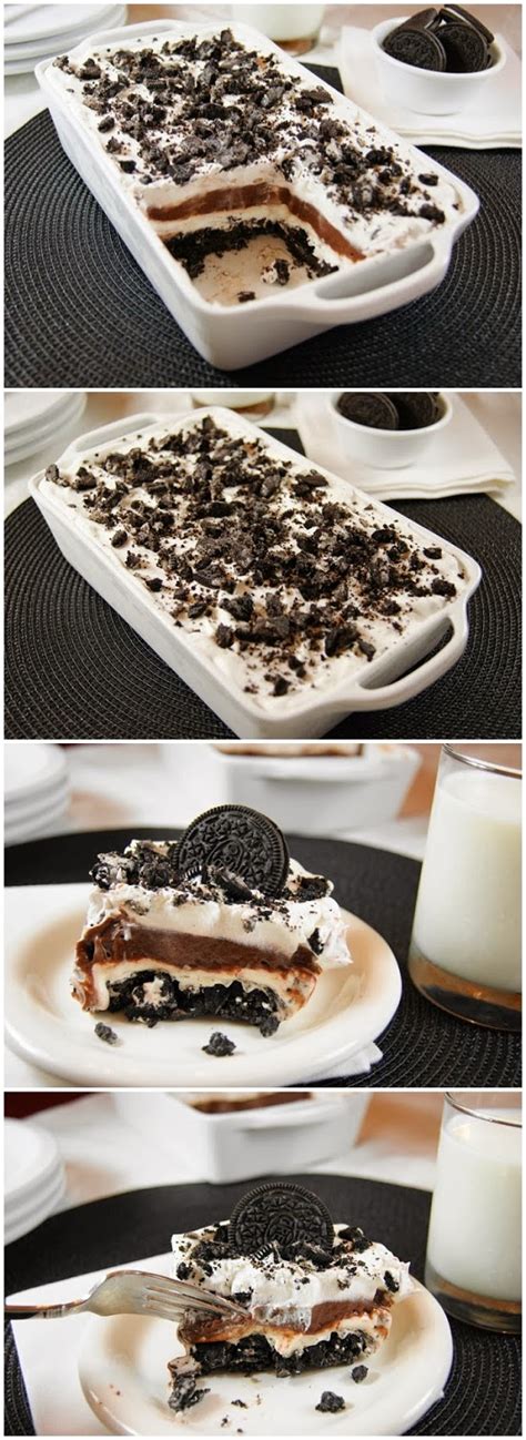 Set aside four oreos and then separate the remaining oreos into two cookies. Life Fad: Classic Oreo Ice Cream Cake Dessert