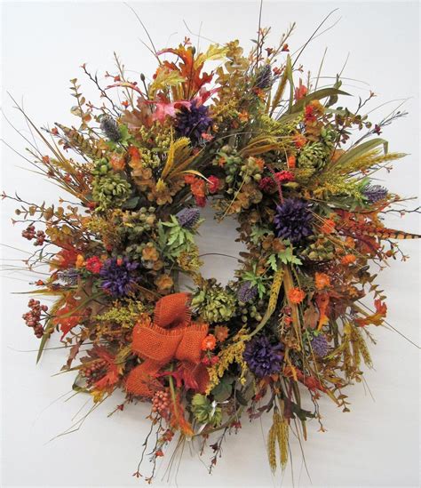 Autumn Wreaths For Front Door Fall Front Door Fall Wreaths Christmas