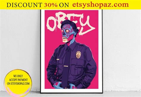 John Carpenter They Live Obey Alien Politician Limited Edition Etsy