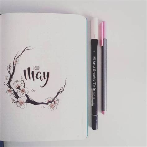 11 Gorgeous May Bullet Journal Cover Page Ideas To Inspire You May