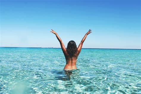 Woman Topless Beach Free Photo On Pixabay Pixabay