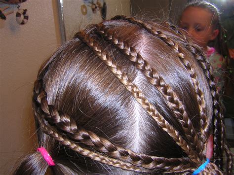 Woven Braids With Piggies Hairstyles For Girls Princess Hairstyles