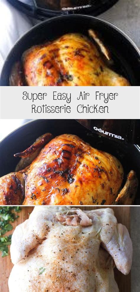 Healthy air fryer best whole chicken recipe rotisserie ...