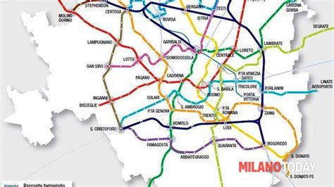 Milano Si Pensa Alla Linea Metropolitana M6 Linea Arancione