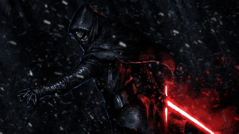 Hd Wallpaper Star Wars Kylo Ren Lightsaber Star Wars Episode Vii