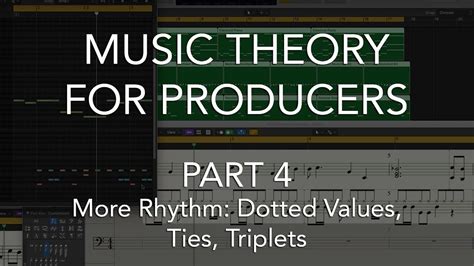 There are different ways of extending the length of notes. Music Theory for Producers #04 - More Rhythm, Dotted ...