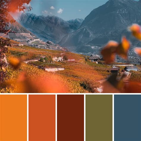 Autumn Color Palette Hex Codes