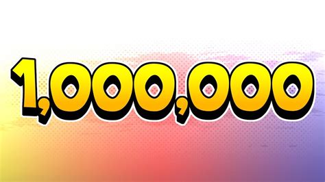 1 000 000 youtube