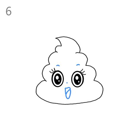 How To Draw A Poop Emoji Step By Step Easy Drawing Guides Drawing