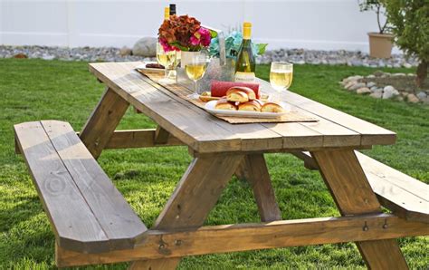 20 Diy Picnic Table Ideas To Build This Summer The Handymans Daughter