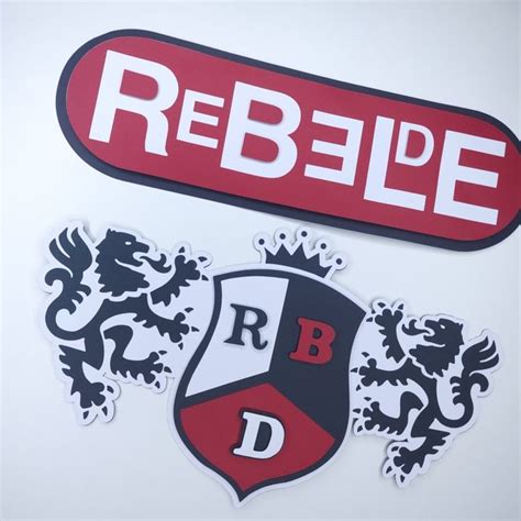 Rbd Logo Decoration Rebelde Logo Decoration Rbd Party Decorations