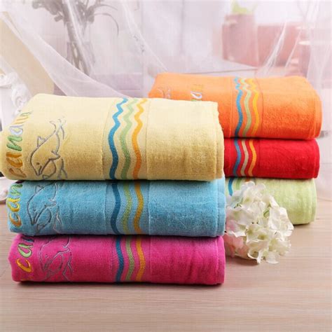 Well, then this is the article for you. JZGH 90*180cm Cotton Extra Large Beach Towels for Adults ...