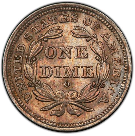 1 Dime Seated Liberty Dime With Stars No Arrows United States
