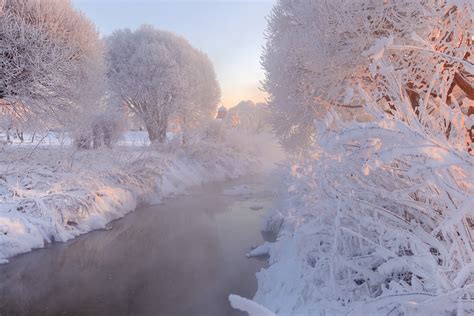 Russia Nature Landscape Winter Snow Hd Wallpaper