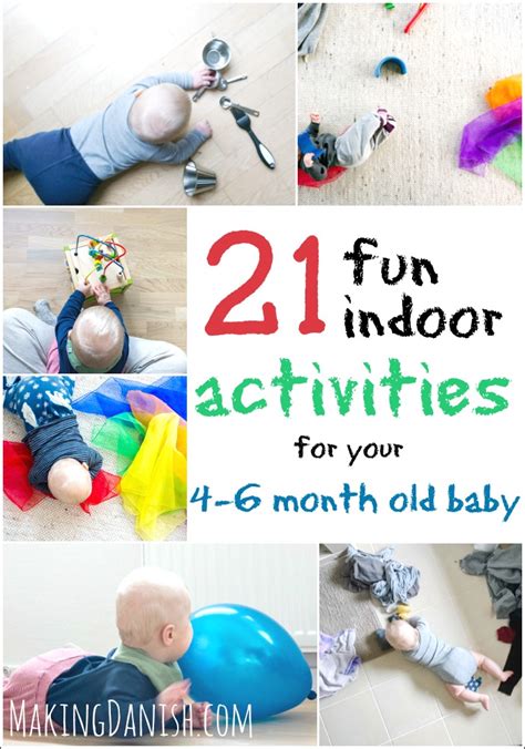 21 Fun Indoor Activities For Your 4 6 Month Old Baby
