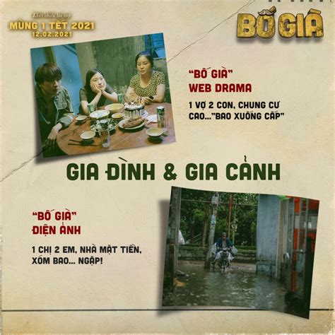 'động lực ngày mới từ đội tuyển việt nam'. Bố Già điện ảnh và web drama của Trấn Thành khác nhau ở ...