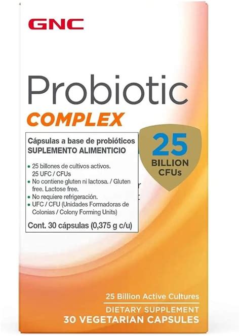 Gnc Probióticos Complex Ultra 25 Billones Ufc 30 Cápsulas Amazon