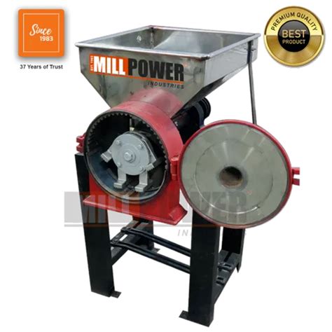 Semi Automatic Mill Power Hms Hp Turmeric Pulverizer Machine Three