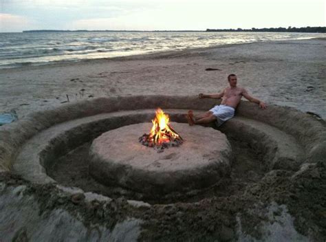 Beach Fire Pit Favorite Places And Spaces Pinterest