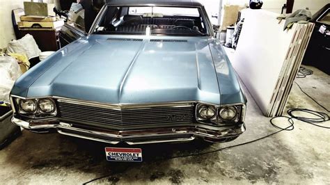 1970 Chevrolet Impala Coupe Blue Rwd Automatic Custom Classic