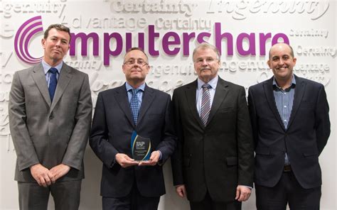 Computershare Presented With Tap Gold Partner Trophy For “commitment To