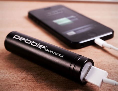 Pebble Smartstick Emergency Portable Battery For