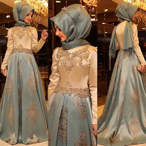 Arabic Long Evening Gowns Dresses Women Kaftan Dubai Hijab Evening