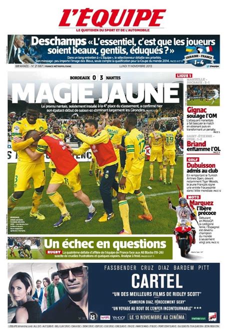 Big designs for your life. FC Nantes : pourquoi l'Equipe fait une nouvelle fois sa ...