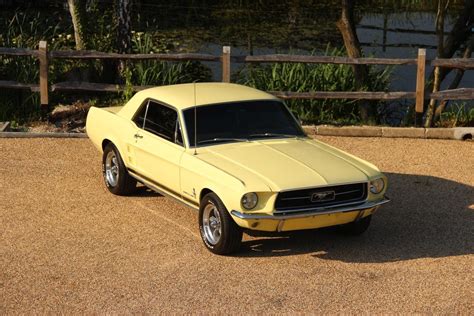 1967 Ford Mustang 289 Coupe Manual Springtime Yellow Muscle Car