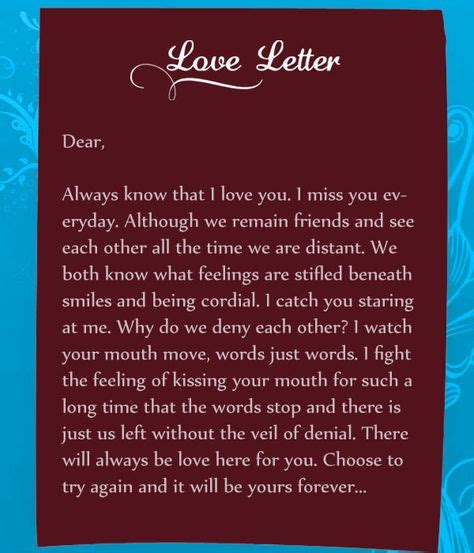 Share And Enjoy These Valentine Love Letters Love Letter For