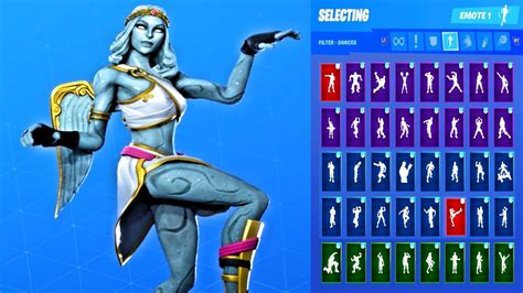 New Fortnite The Stoneheart Skin Showcase With All Dances And Emotes
