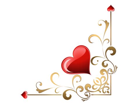 Hearts Corners Lz 001 By Lyotta On Deviantart Valentine Clipart Clip Art Borders Boarder Designs
