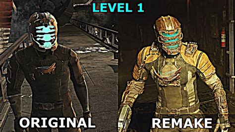 All Level Suits Dead Space Remake Vs Original Youtube