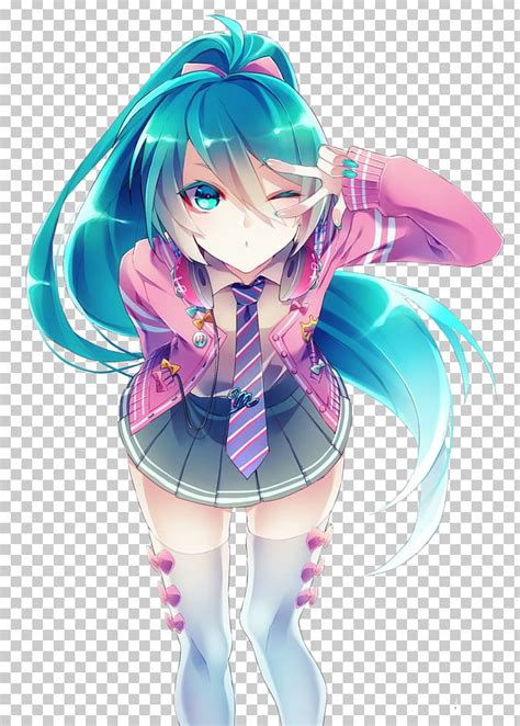 Hatsune Miku Project Diva F Vocaloid Anime Drawing Png Clipart Anime