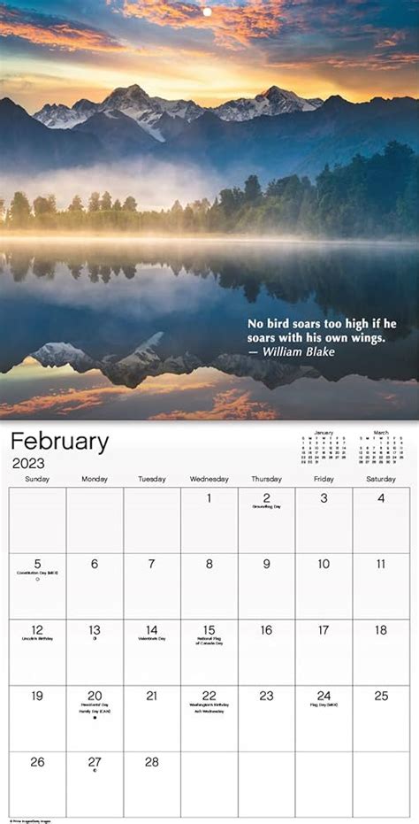 At A Glance Scenic 2023 Wall Calendar Large 15 12 X 22 34 56 Off