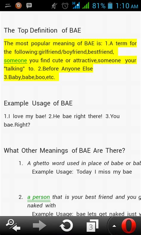 The Real Meaning Of Bae Romance Nigeria