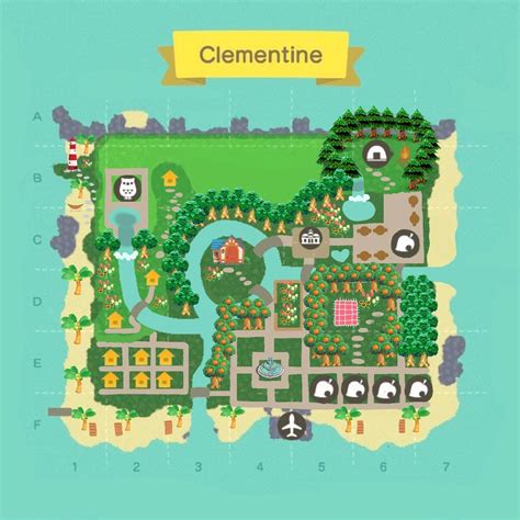 Animal Crossing New Horizons Cute Island Layout - MALANIP