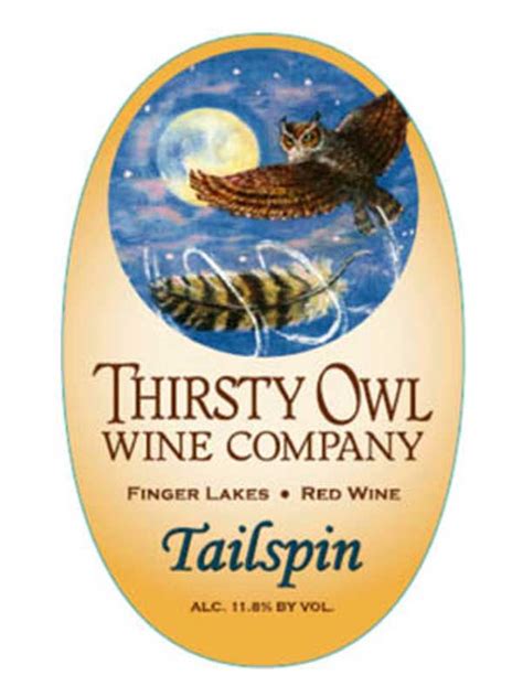 Thirsty Owl Wine Co Thirsty Owl Wine Co Tailspin Finger Lakes 750ml