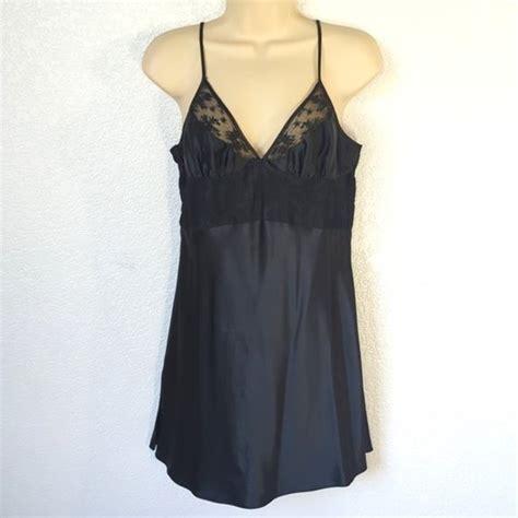 Betsey Johnson Intimates Sleepwear Betsey Johnson Black Satin