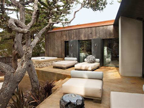 The courtyard house makes its first look ca. Updated Mid Century Home with Private 2 Tier Courtyard