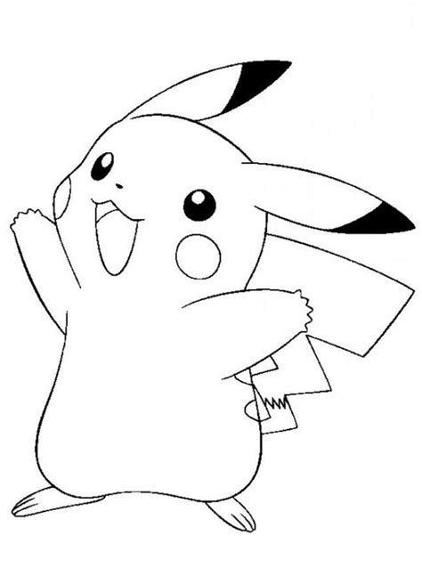 Coloriage Pokemon Pokemon Coloring Pages Pikachu Coloring Page