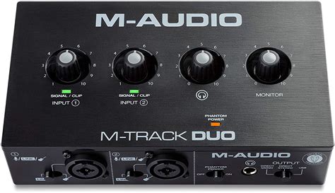 M Audio M Track Duo Usb Audio Interface Includes Dual Xlr Line And Di