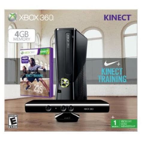 Xbox 360 4gb Kinect Nike Fit Bundle