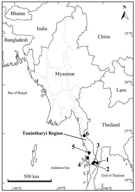 Collection Sites In Tanintharyi Region Southern Myanmar 1 Mitrephora