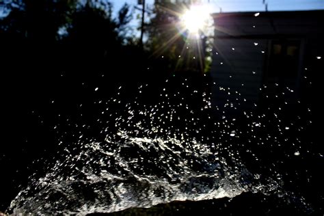 Water Splash With Sun Picture Free Photograph Photos Public Domain
